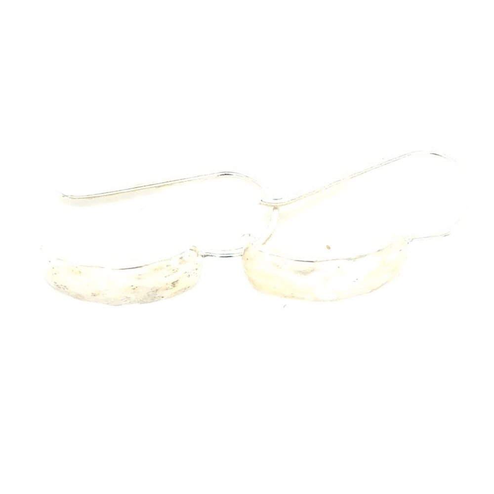 Silpada 925 Hammered Rectangular Drop Earrings - image 3